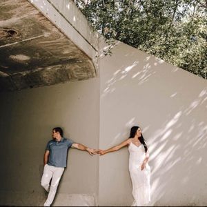 Cream detailed dress!